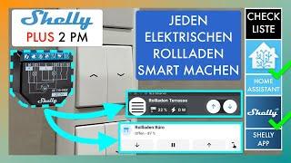 Alle elektrischen Rollladen smart machen - Shelly PLUS 2 PM Test - Anleitung