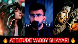 vabby attitude shayari  attitude shayari status for boy  vabby attitude shayari video ||