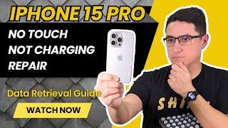 iPhone 15 Pro with No Touch? It's the USB Type C Chip. How To Motherboard Repair Tutorial