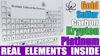 Reviewing a Periodic Table with REAL ELEMENTS