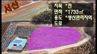 [딸기291]충남 서산시 팔봉면 진장리  전원주택지 .딸기공인중개사 041.662.0880