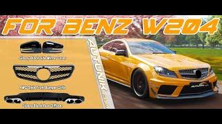 Mercedes-Benz C-Class W204 Tuning and Performance Parts - Body Kits, Grills, Spoiler