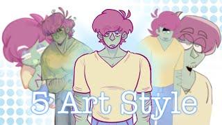 5 Art style challenge!