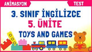 3. Sınıf İngilizce 5. Ünite Kelimeleri Konu Anlatımı | Toys and Games
