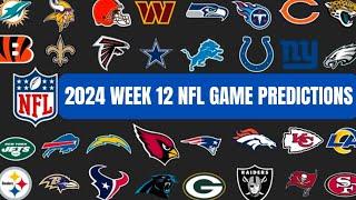 NFL Game * PREDICTIONS * for Week 12