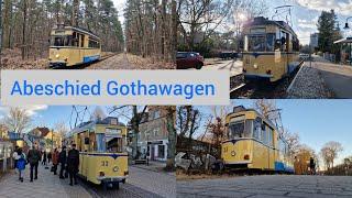 Straßenbahn Woltersdorf | Abschied von den Gothawagen am 1.3.2025