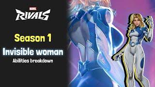 Marvel rivals - CRAZY Abilities! The Invisible Woman is Here!