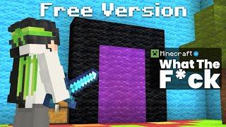 Beating Minecraft but in Free Version Because I can't buy original 