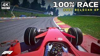 Kimi Raikkonen King of Spa 2007 Belgian GP | 100% Race in Ferrari F2007 V8  | Maximum Difficulty