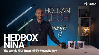 Hedbox Nina - The World's First Smart Mini V-Mount Battery