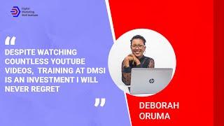 Digital Marketing Success Story: Training At DMSI Is an Investment I will Never Regret