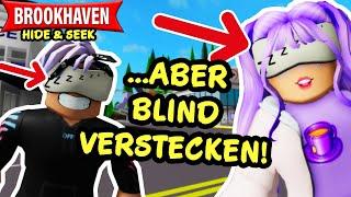 Brookhaven Hide & Seek, ABER BLIND! [Roblox Brookhaven RP Deutsch]