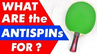 ANTISPIN rubber - what it's for? Reasons of play with Antitop, why to use anti instead of pimples