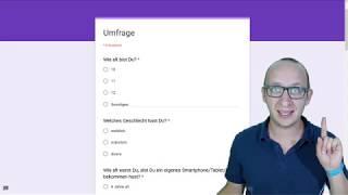 Anleitung "Umfragen mit google forms erstellen"