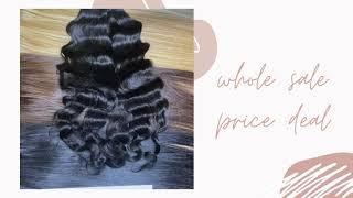 VIETNAM HUMAN HAIR EXTENSIONS - WAVY MACHINE WEFT HAIR  - SUNNY HAIR VIETNAM #machinewefthair