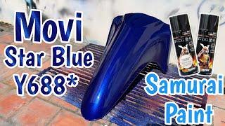 TIP to Spray Samurai Paint MOVIstar blue Y688 #Y688