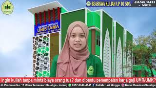 UNISTAMA Salatiga: TESTIMONI & SUCCESS STORY Alfi Hidayah, mahasiswi Administrasi Perkantoran