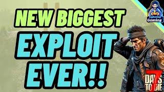 7 days to die 1.1 MASSIVE new exploit! fix this now!!