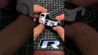 CRAZY transformation of this shortened VW T2 Pickup by flashbunny_!!  | #custom #Shorts #Diecast