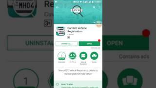 How to get RTO info of any  vehicle in mobile