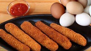 Egg snacks recipes | Snacks with egg | Snacks with egg at home | Egg finger recipe