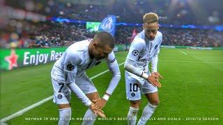 Neymar Jr and Kylian Mbappé | World's Best Duo | Skills Show | 2018/19 Season