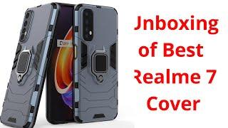 Shockproof 360 protection back cover for relame 7 unboxing #realme7