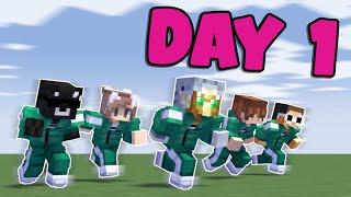 SQUIDCRAFT DAY 1: DEFINITLY SURVIVINGGG TODAY - Foolish VOD