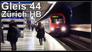 Zurich Main Station, Switzerland / Nachts am Hauptbahnhof Zürich / Gleis 44 / S9 / RE 450 / DPZ