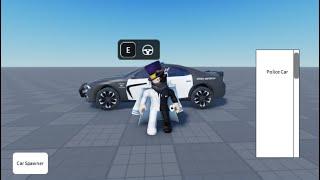 Car Spawning GUI that Spawns Next to Player Roblox Studios Showcase