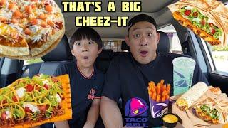 TACO BELL!! New Cheez-It Menu items + classics