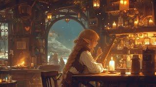 Relaxing Medieval Music - Bard/Tavern Ambience, Celtic Medieval Music, Tavern in Night