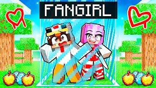 BLOQUÉ sur un BLOCK avec une FANGIRL FOLLE sur Minecraft !