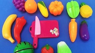 Toy Velcro Cutting Fruits And Vegetables For Kids & Toddlers