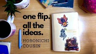 Creative Ways to Use a Hobonichi Cousin | One Month Flip Through & Inspiration | July 2024