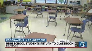 VIDEO: New Haven high schoolers head back to the classroom