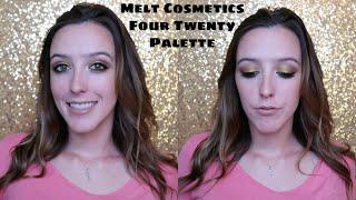 MELT COSMETICS FOUR TWENTY PALETTE TUTORIAL + REVIEW