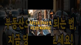 부동산 부자들 (쇼츠) / 비전을 기록하라, 부는 따라온다 / #명언 #동기부여 #성공 #지식 #자기계발 #좋은글 #이슈 #부자 #투자 #mbti #책