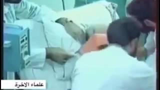 اخر ثواني من حياة الامام الخميني ولم يترك صلاته مشهد مبكي