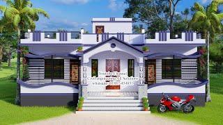 কম খরচে ৪ বেডরুমের বাড়ির ডিজাইন। 4 bedroom house design। Village house design। barir design 2024