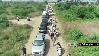 Chandrababu Naidu Amaravati Tour Drone Visuals | ABN Telugu