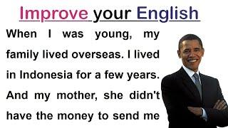 Improve Your English with Barack Obama’s Inspirational Speech | English Language Practice Tips