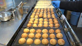 大阪のたこ焼き　プロが焼くたこ焼き(あっちち本舗)　Delicious Takoyaki of Osaka Naniwa　大阪浪速的美味章鱼烧烤