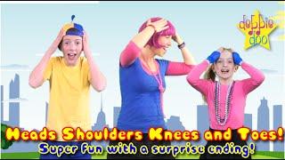 Head Shoulders Knees and Toes - Nursery Rhyme for kids with Let's Star Jump Mash up!