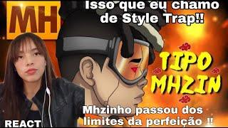 REACT Tipo Mhzin  "Ninja" (Especial de 1 Milhão ) | Style Trap | Prod. Sidney Scaccio | MHRAP