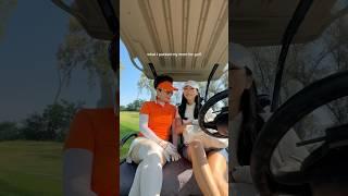 wait for the ending.. why is she a natural #golfvlog ​⁠@oneskin #oneskinpartner