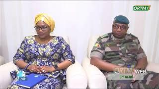 Koulouba | Col. Assimi GOÏTA a reçu en audience Seydou KEÏTA dit Seydoublen au palais de Koulouba