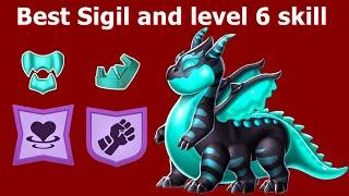 Best Sigil and level 6 skill Fluorescent Blue Dragon-Dragon mania Legends | DML