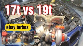 Ebay 19t vs 17t BMW N54 Turbo Swap! (e92 335xi)