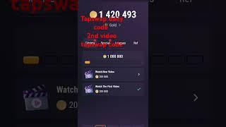 tapswap 2nd video code tapswapcode daily video code link and subscribe